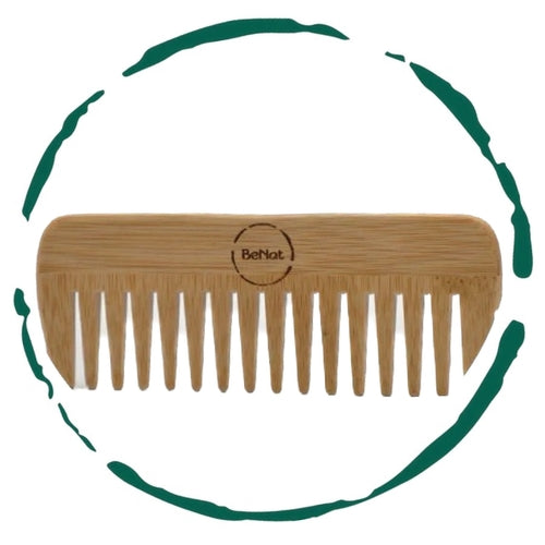 GlowKur Natural Bamboo Detangling Comb™