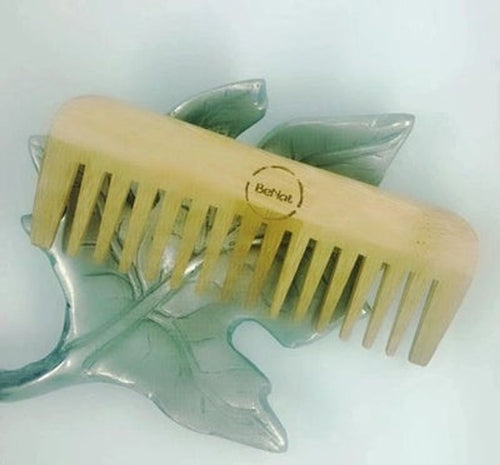 GlowKur Natural Bamboo Detangling Comb™